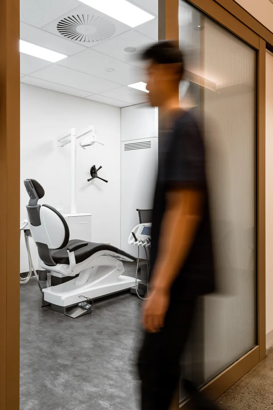 Treatment room at Newstead Dental Co for gum health assessment