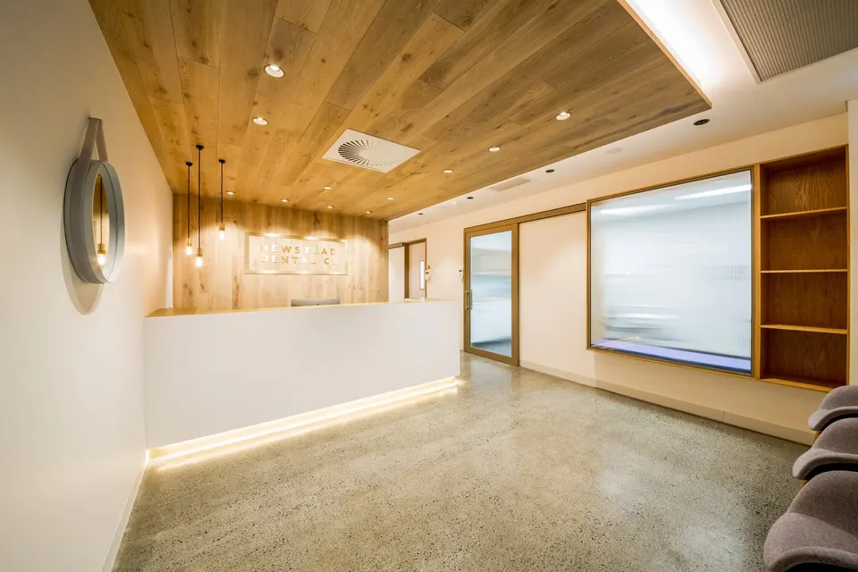 Reception area at Newstead Dental Co